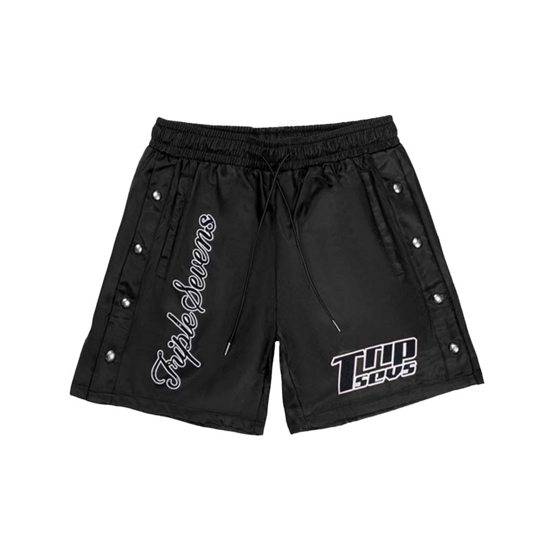 Triple Sevens Nylon Shorts Black by Triple Sevens - NWAHype 1 for streetwear Shorts in USA