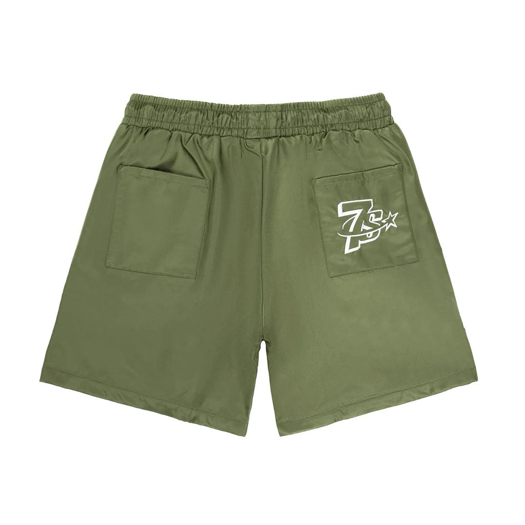 Triple Sevens Nylon Shorts Green by Triple Sevens - NWAHype 1 for streetwear Shorts in USA