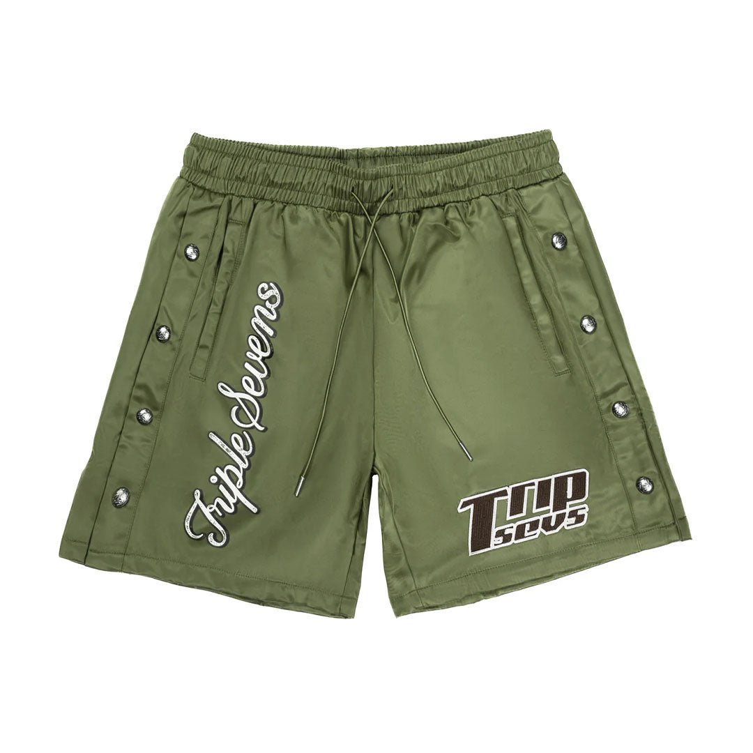 Triple Sevens Nylon Shorts Green by Triple Sevens - NWAHype 1 for streetwear Shorts in USA