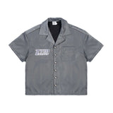 Triple Sevens Nylon Snap Button Shirt by Triple Sevens - NWAHype No.1 for streetwear T-Shirts in USA