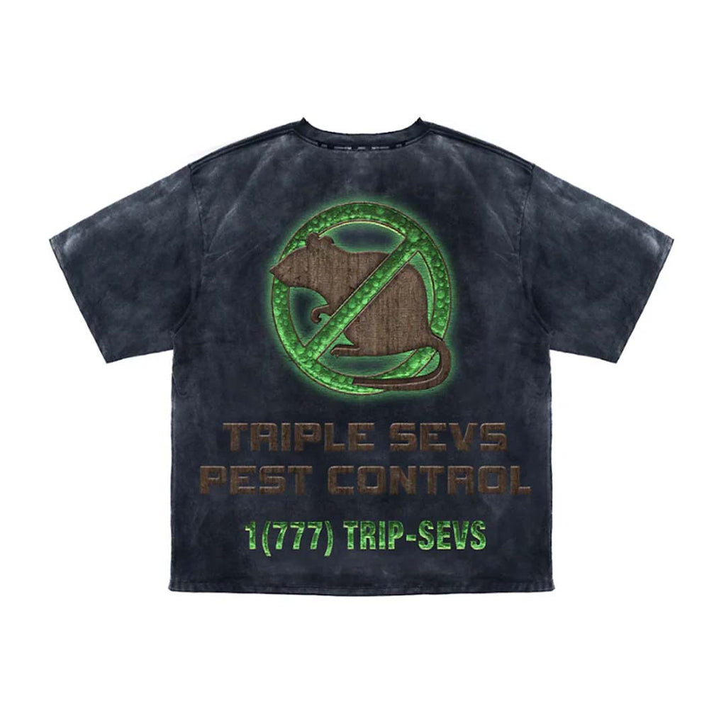 Triple Sevens Pest Control Black Tee by Triple Sevens - NWAHype 1 for streetwear T-Shirts in USA