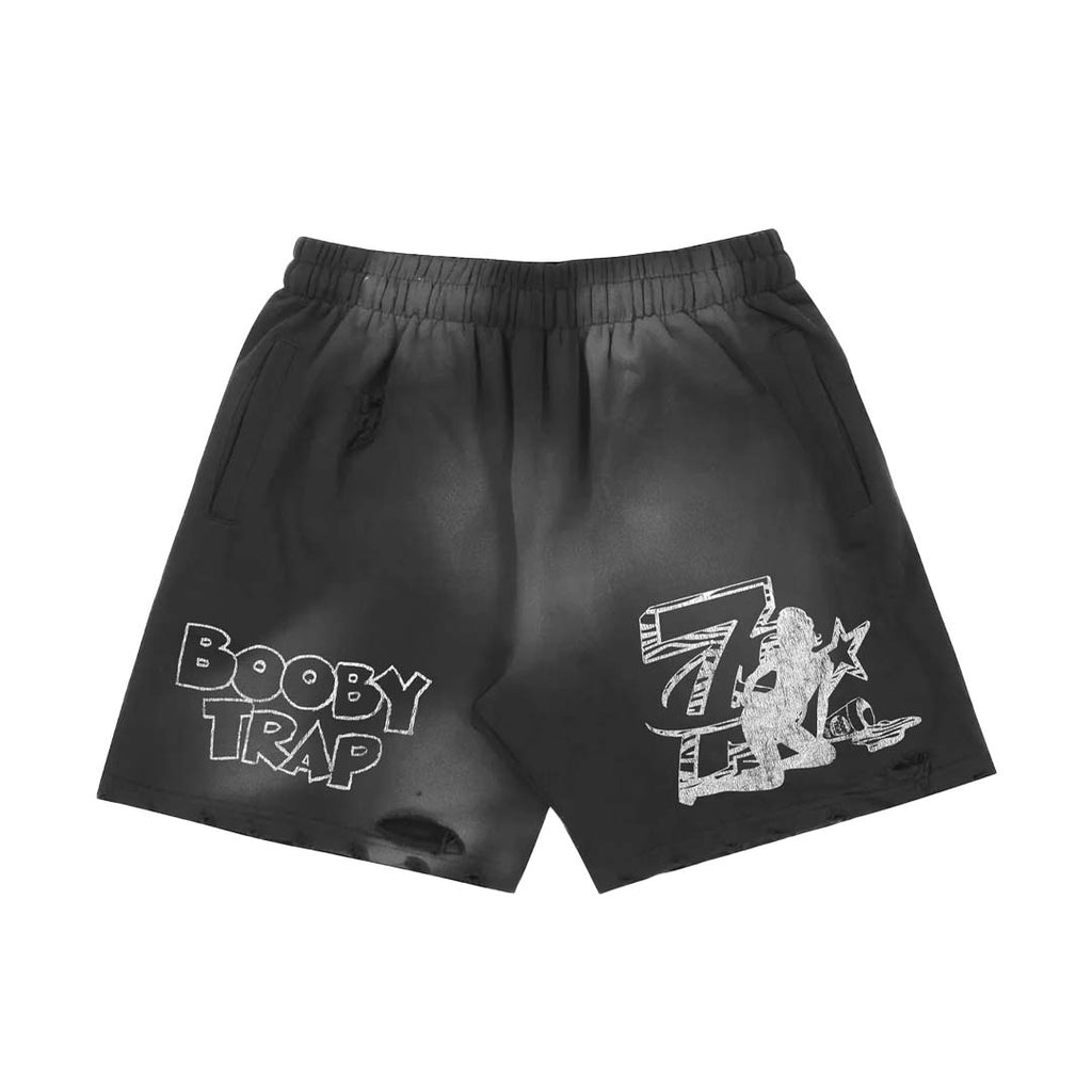 Triple Sevens Trap Black Shorts by Triple Sevens - NWAHype 1 for streetwear Shorts in USA