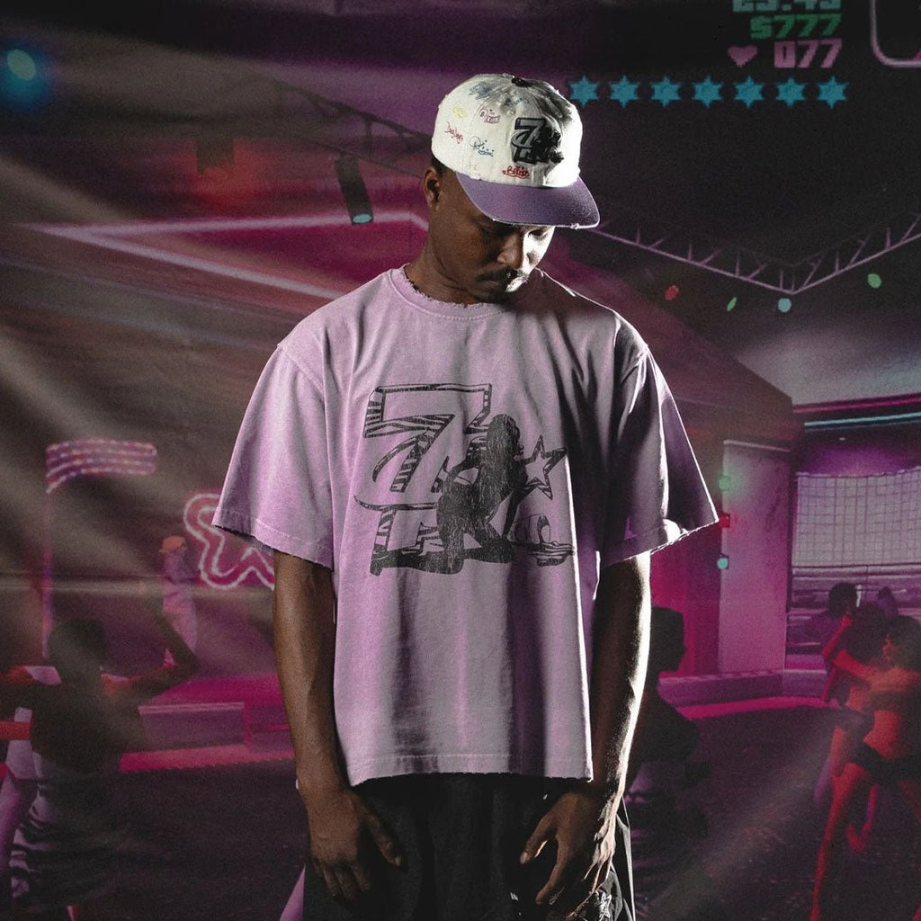 Triple Sevens Trap Security Purple Tee by Triple Sevens - NWAHype 1 for streetwear T-Shirts in USA