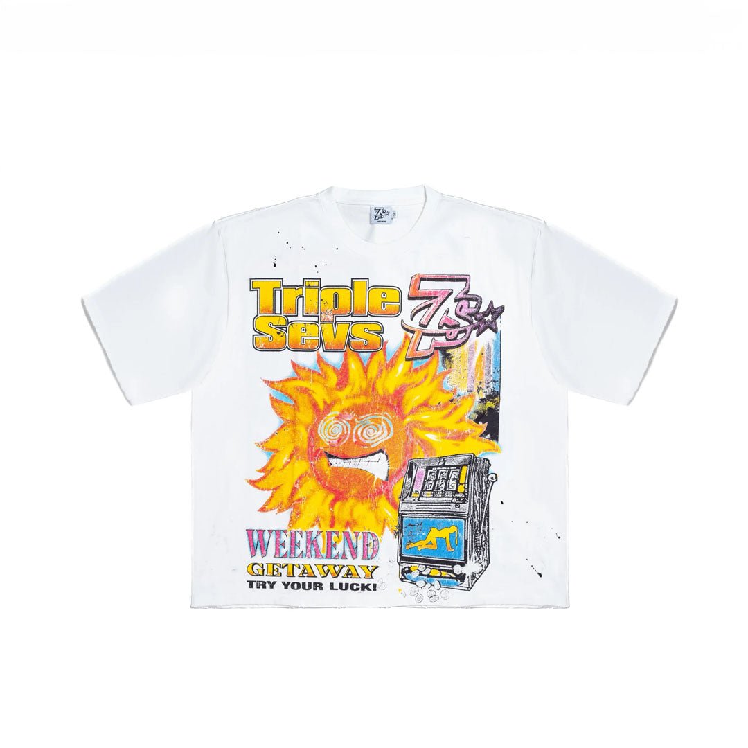 Triple Sevens Weekend Getaway Tee White by Triple Sevens - NWAHype 1 for streetwear T-Shirts in USA
