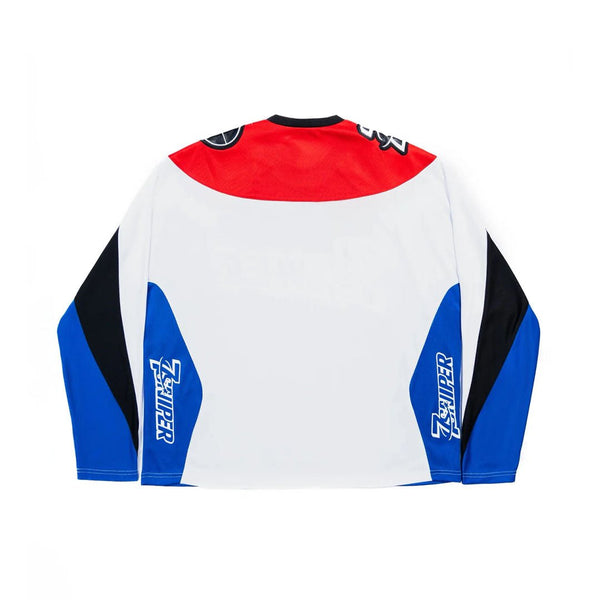 Triple Sevens x Sniper Gang 1800 Racing Jersey Blue Red by Triple Sevens - NWAHype 1 for streetwear T-Shirts in USA