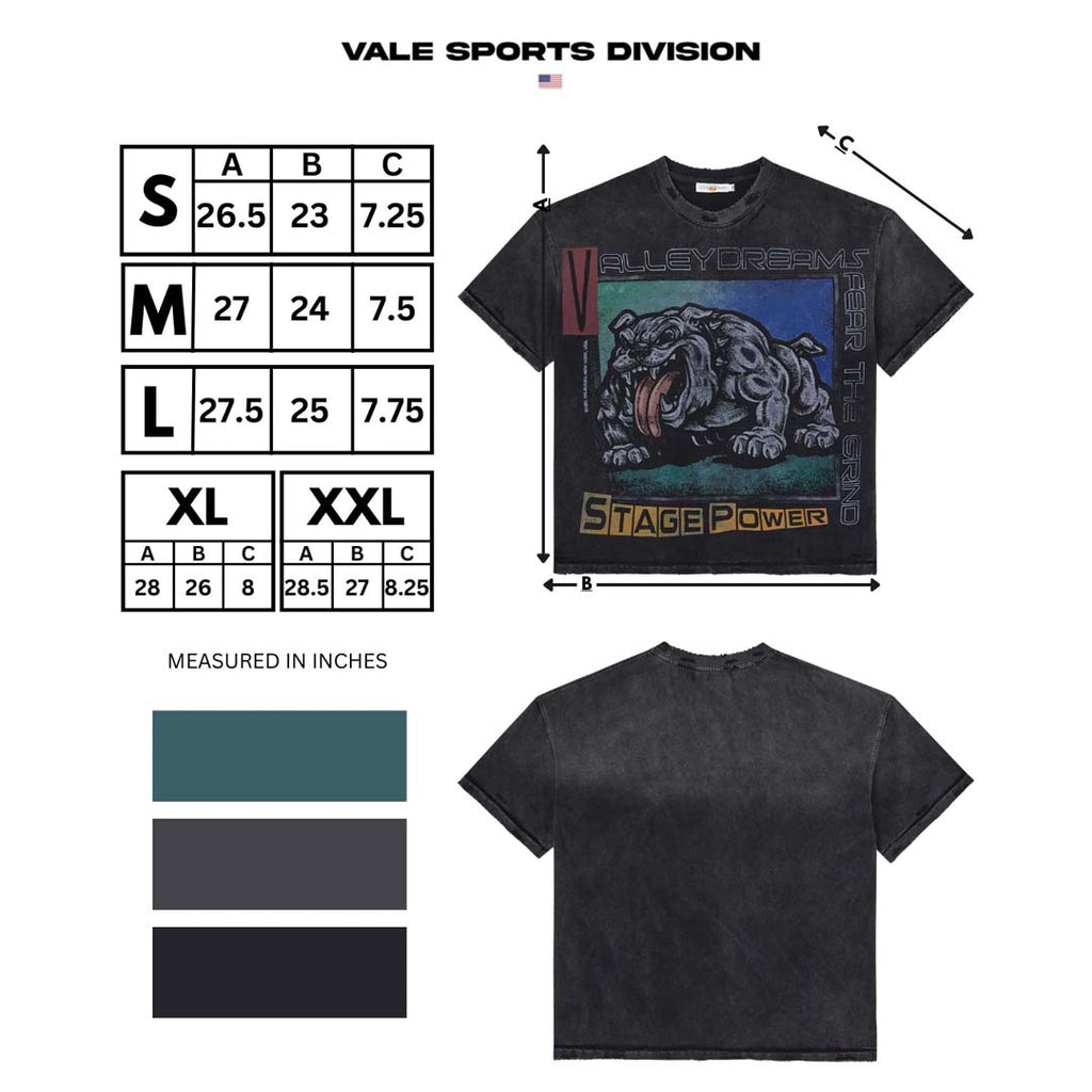 Vale Big Stage Tee Black by Vale Forever - NWAHYPE No.1 for streetwear T-Shirts in USA