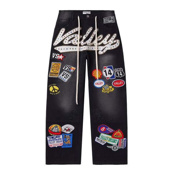 Vale Forever 1980s Painters Baggy Pants 'Black' by Vale Forever - NWAHYPE No.1 for streetwear Pants in USA
