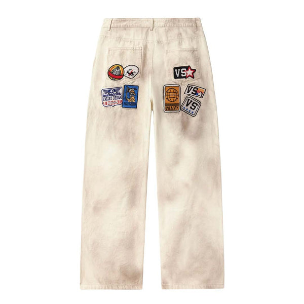 Vale Forever 1980s Painters Baggy Pants 'Cream' by Vale Forever - NWAHYPE No.1 for streetwear Pants in USA
