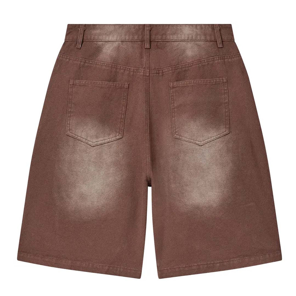 Vale Forever 1980s Patches Shorts Brown by Vale Forever - NWAHYPE No.1 for streetwear Shorts in USA