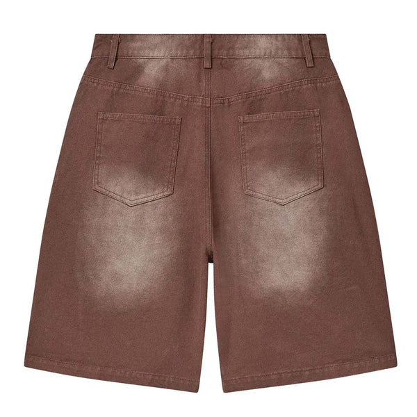 Vale Forever 1980s Patches Shorts Brown by Vale Forever - NWAHYPE No.1 for streetwear Shorts in USA