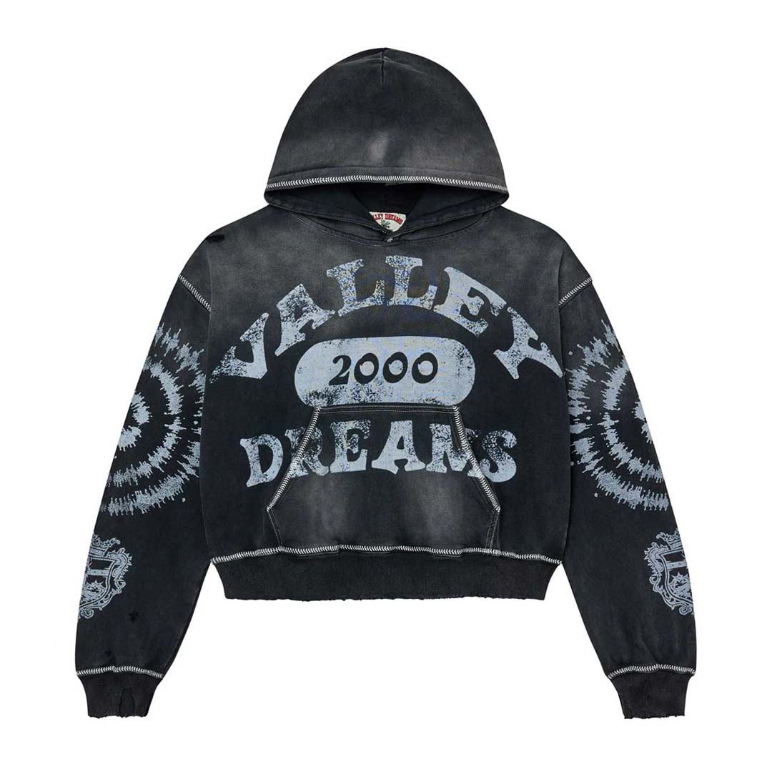 Vale Forever 2000 Spiral Hoodie Black by Vale Forever - NWAHype No.1 for streetwear Hoodies in USA