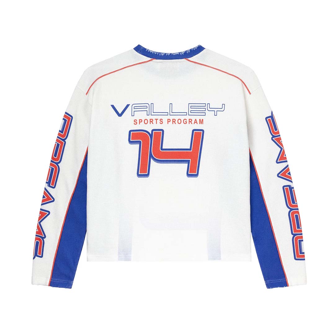 Vale Forever Air Force Thermal Tee 'White/Blue' by Vale Forever - NWAHype No.1 for streetwear T-Shirts in USA
