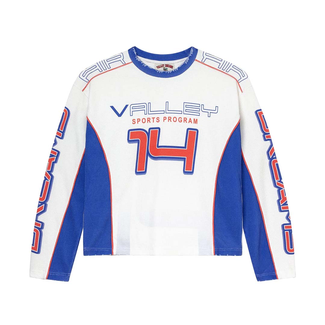 Vale Forever Air Force Thermal Tee 'White/Blue' by Vale Forever - NWAHype No.1 for streetwear T-Shirts in USA