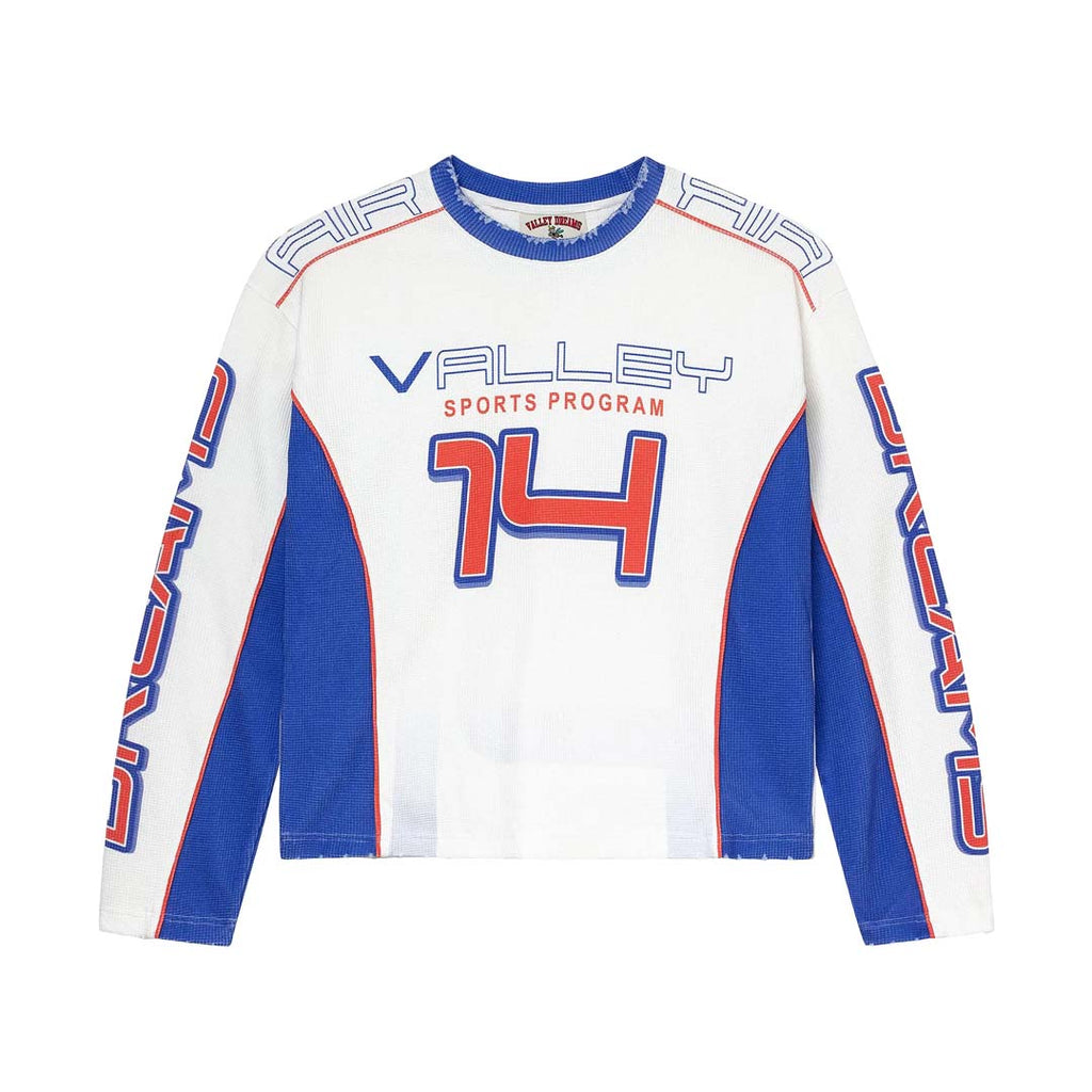Vale Forever Air Force Thermal Tee 'White/Blue' by Vale Forever - NWAHype No.1 for streetwear T-Shirts in USA