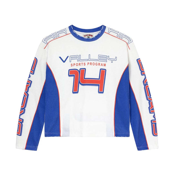 Vale Forever Air Force Thermal Tee 'White/Blue' by Vale Forever - NWAHype No.1 for streetwear T-Shirts in USA