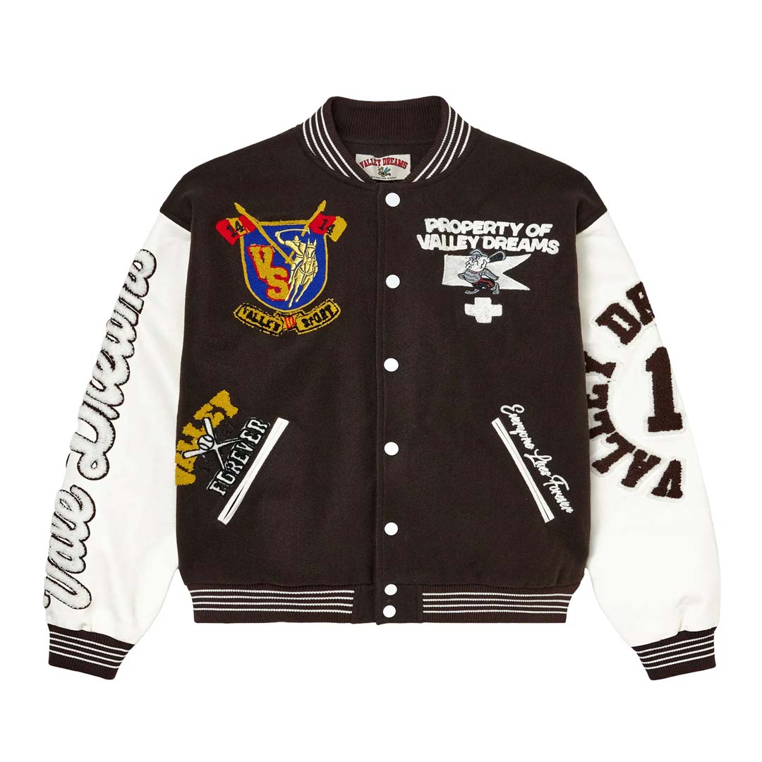 Vale Forever Alumni Varsity 'Brown' by Vale Forever - NWAHype No.1 for streetwear Hoodies in USA