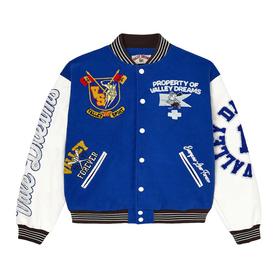 Vale Forever Alumni Varsity Jacket Blue by Vale Forever - NWAHype No.1 for streetwear Hoodies in USA