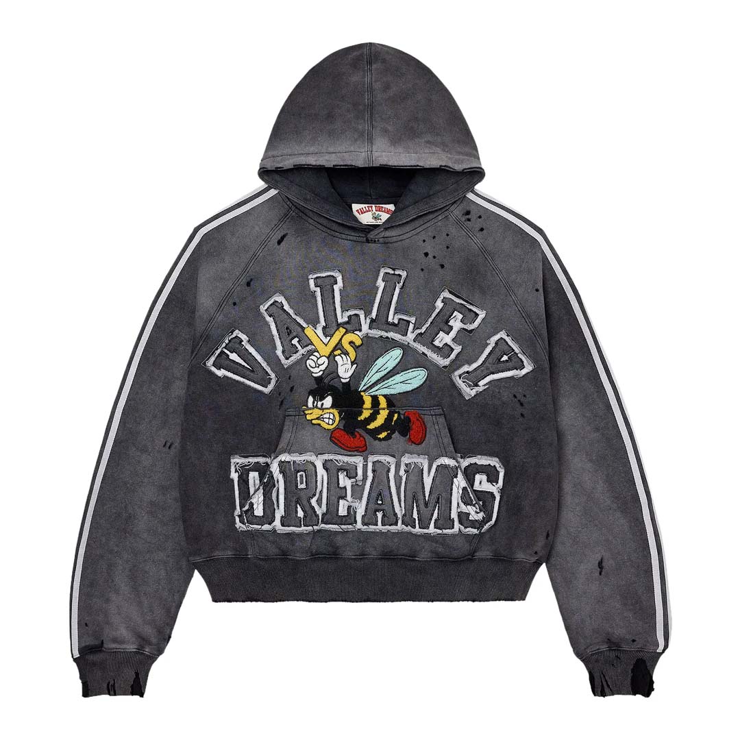 Vale Forever Anthem Hoodie Pullover 'Black/Mono' by Vale Forever - NWAHype No.1 for streetwear Hoodies in USA