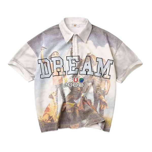 Vale Forever Apple Dream Polo Tee White by Vale Forever - NWAHYPE No.1 for streetwear T-Shirts in USA