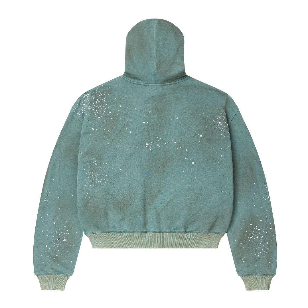 Vale Forever Bank Zip Up Hoodie 'Dark Mint' – NWAHYPE