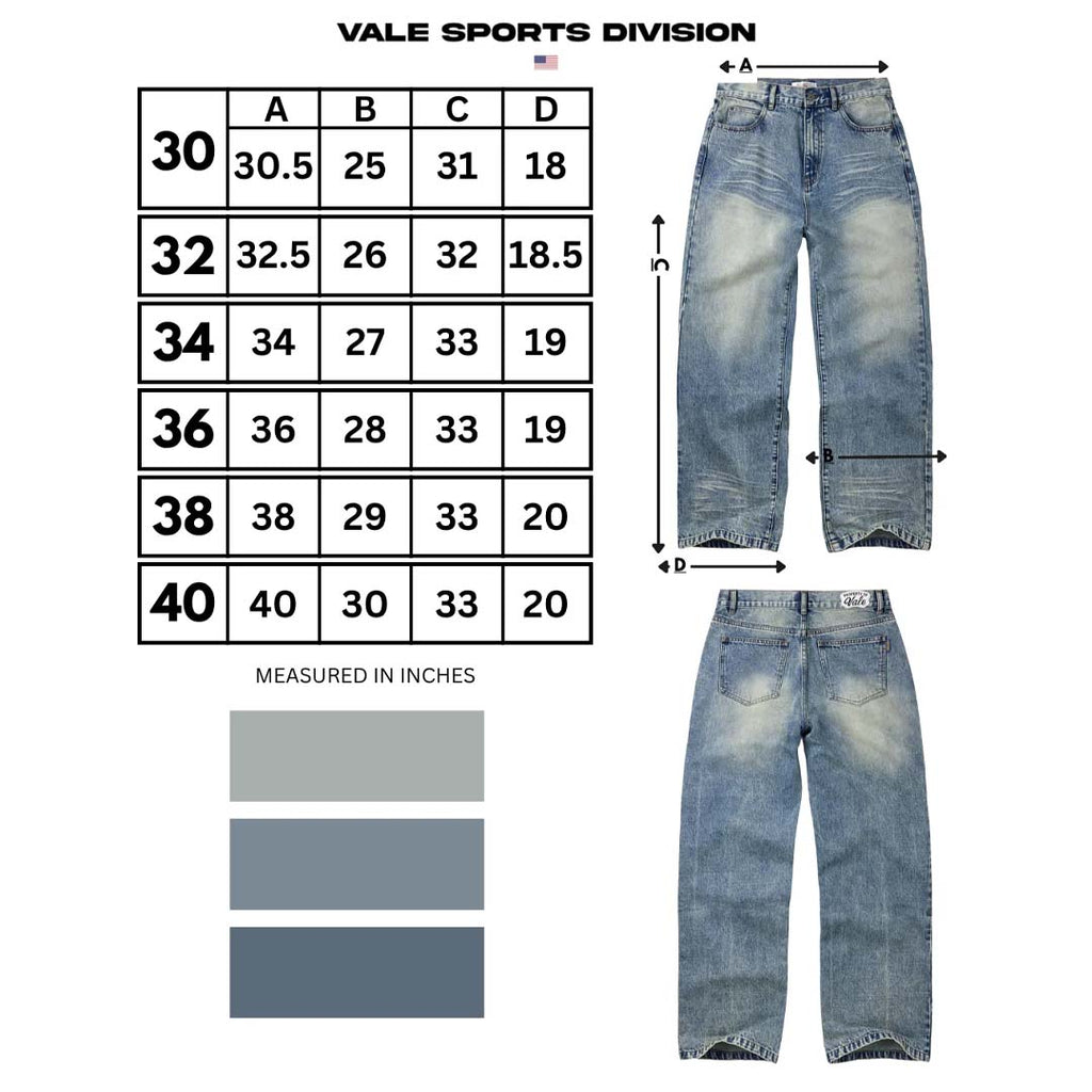 Vale Forever Basic Denim Light Wash Blue Jeans by Vale Forever - NWAHYPE No.1 for streetwear Pants in USA