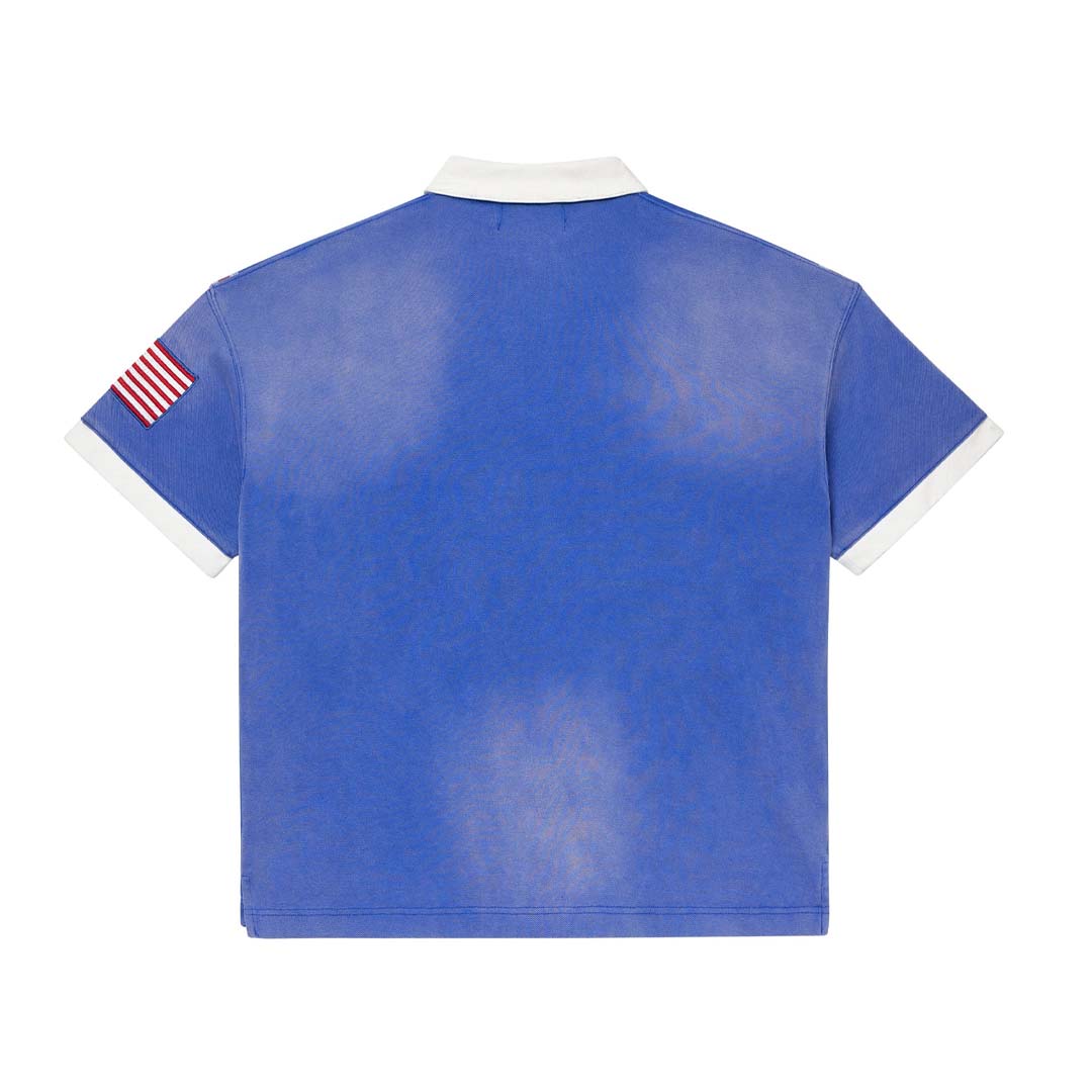 Vale Forever Berlin Polo Tee Blue Red White by Vale Forever - NWAHYPE No.1 for streetwear T-Shirts in USA