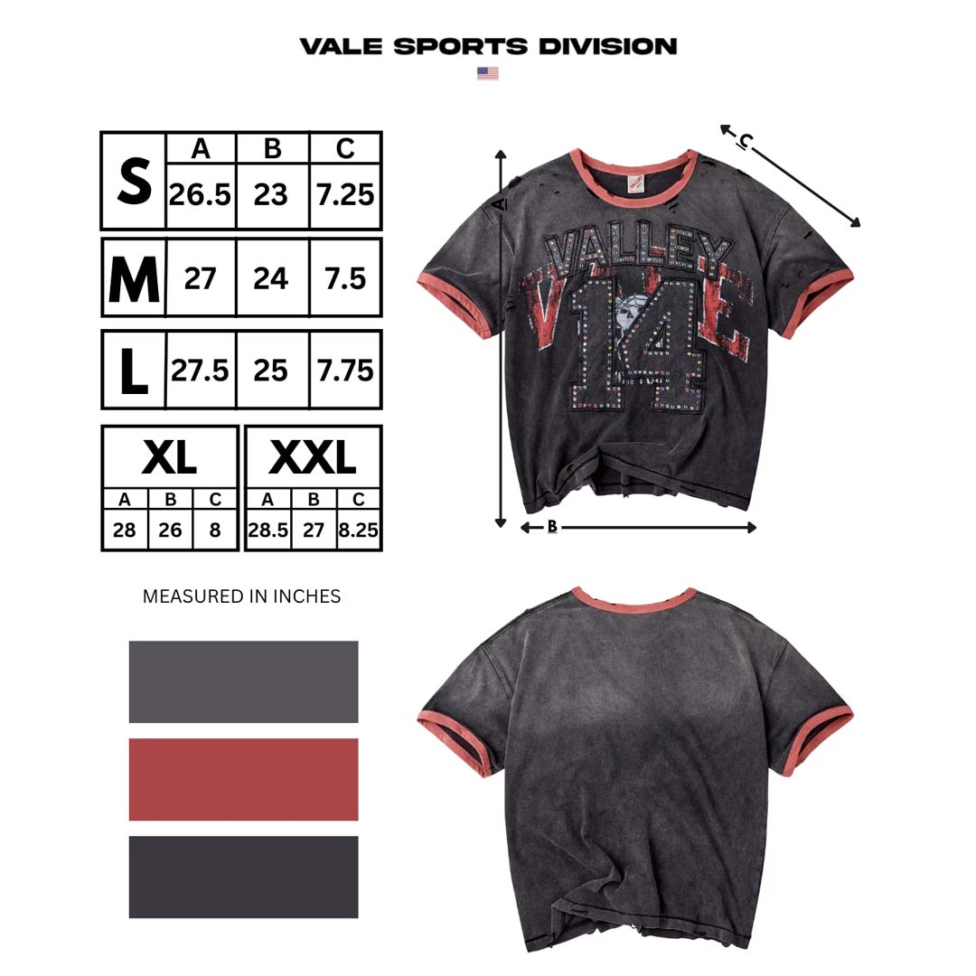 Vale Forever Big Bro DIY Tee Faded Black Red by Vale Forever - NWAHYPE No.1 for streetwear T-Shirts in USA