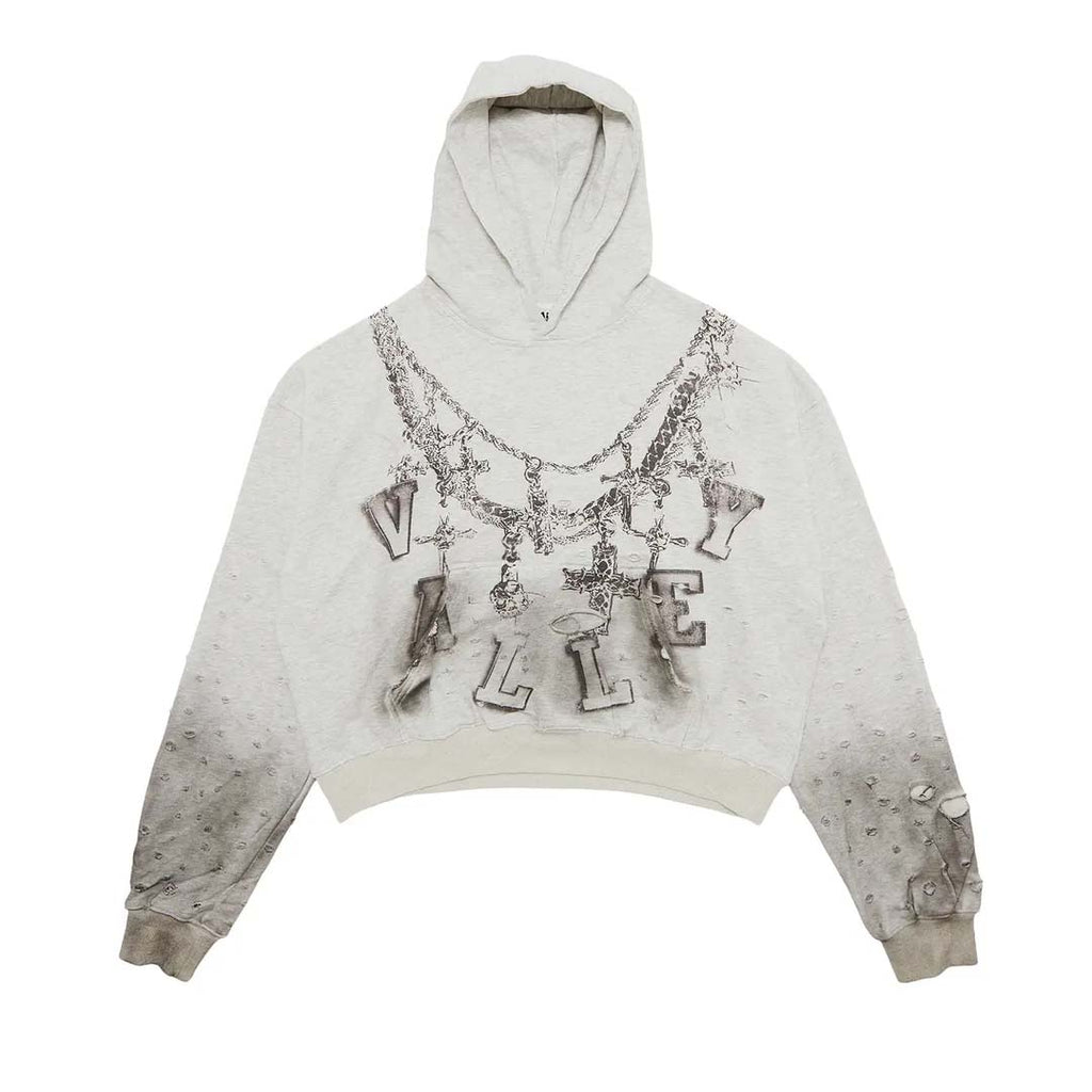 Vale Forever Big Chain Hoodie Dirty Heather Grey by Vale Forever - NWAHYPE No.1 for streetwear Hoodies in USA