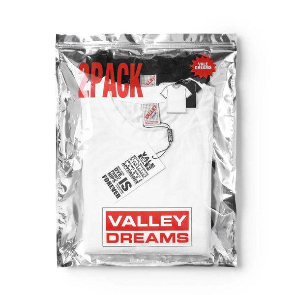 Vale Forever Blankees 2 Pack Blank Tees Black White by Vale Forever - NWAHYPE No.1 for streetwear T-Shirts in USA