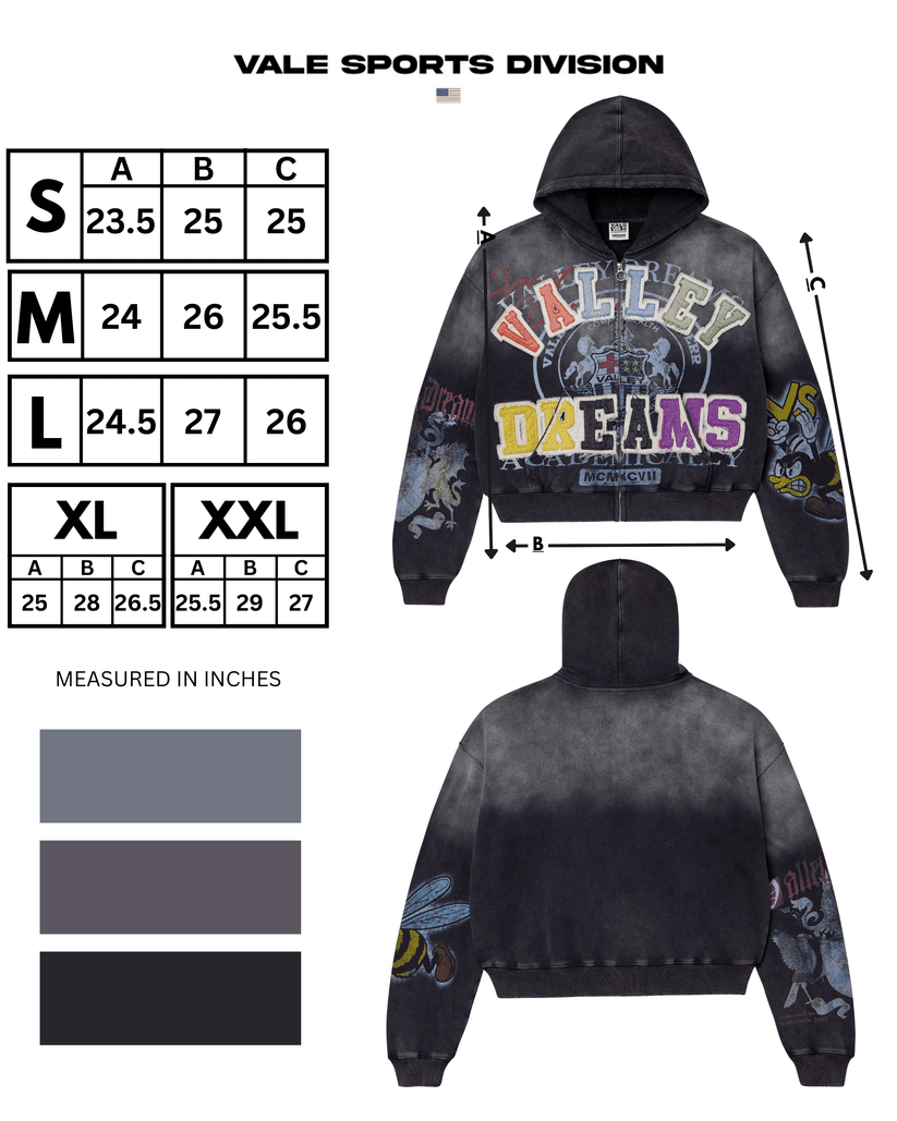 Vale Forever Blasted Zip Up Hoodie Black by Vale Forever - NWAHype 1 for streetwear Hoodies in USA