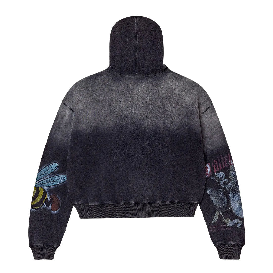 Vale Forever Blasted Zip Up Hoodie Black by Vale Forever - NWAHype 1 for streetwear Hoodies in USA
