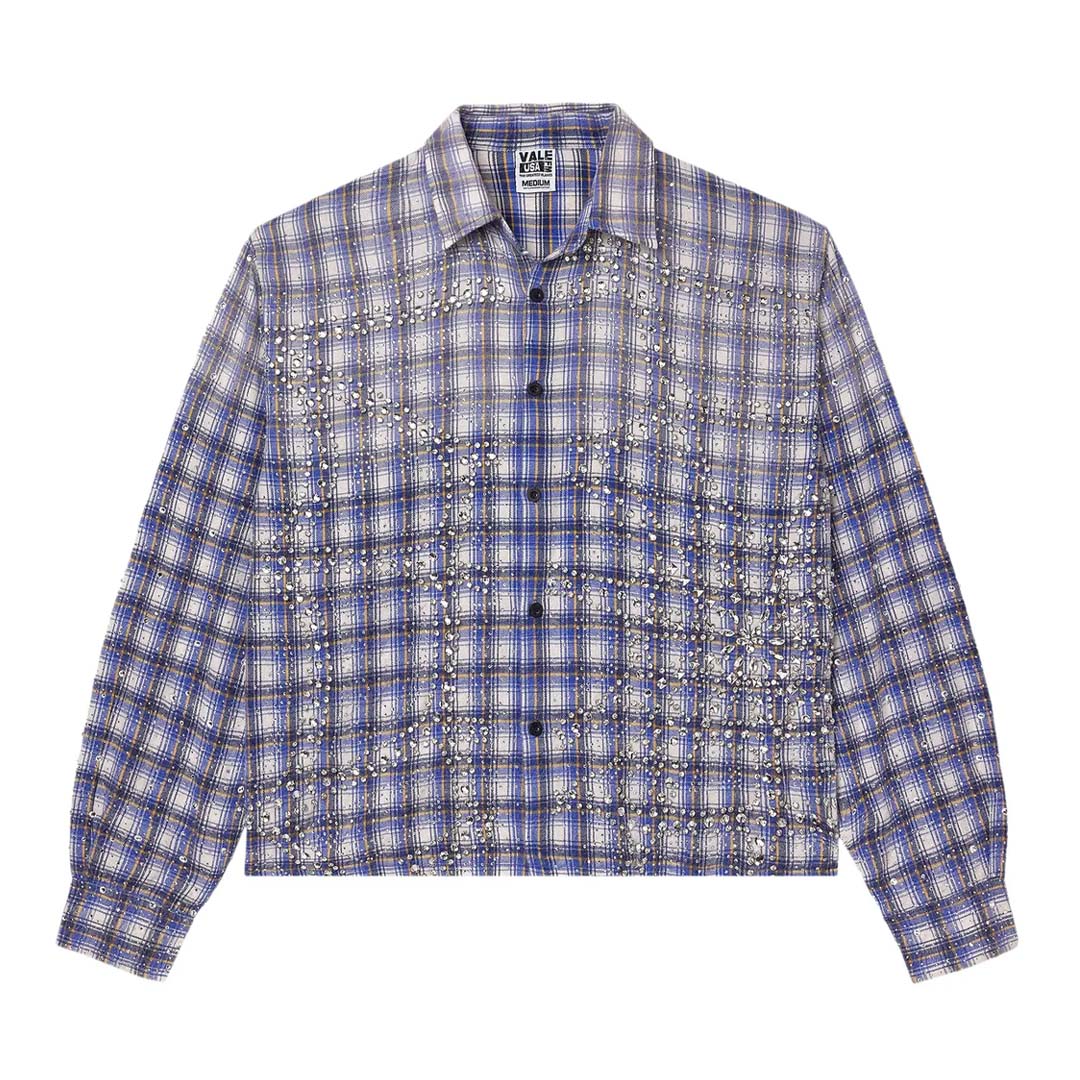 Vale Forever Blizzard Blue Flannel by Vale Forever - NWAHYPE No.1 for streetwear T-Shirts in USA