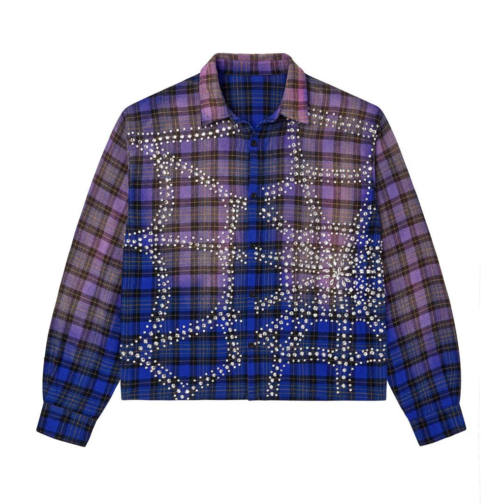 Vale Forever Blue Inferno Flannel by Vale Forever - NWAHYPE No.1 for streetwear T-Shirts in USA