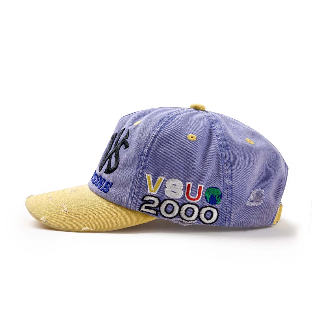 Vale Forever Blue Yellow Day Cap Hat by Vale Forever - NWAHYPE No.1 for streetwear Hats in USA