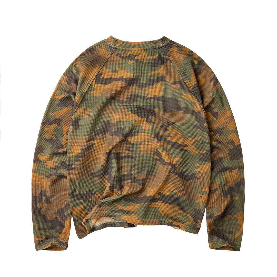 Vale Forever Boy Scout Camo Thermal Long Sleeve Tee by Vale Forever - NWAHYPE No.1 for streetwear T-Shirts in USA