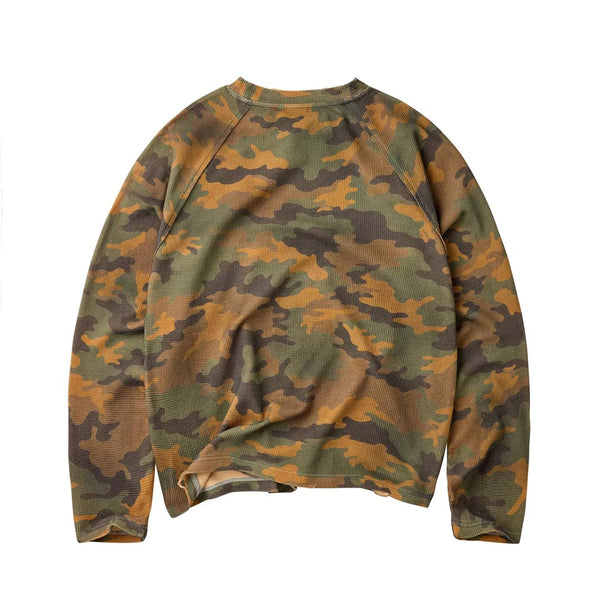 Vale Forever Boy Scout Camo Thermal Long Sleeve Tee by Vale Forever - NWAHYPE No.1 for streetwear T-Shirts in USA
