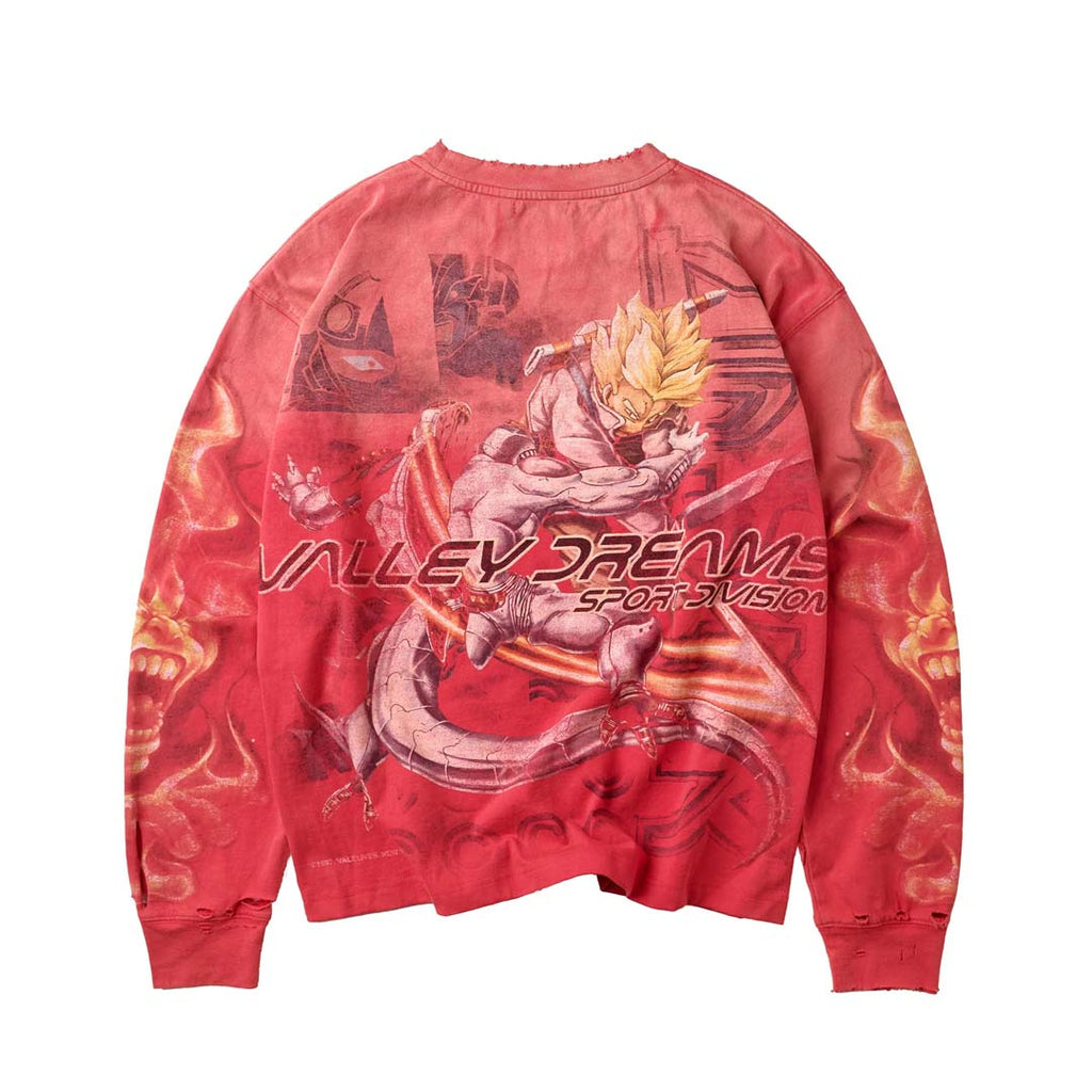 Vale Forever Budokai Long Sleeve Tee Faded Red by Vale Forever - NWAHYPE No.1 for streetwear T-Shirts in USA