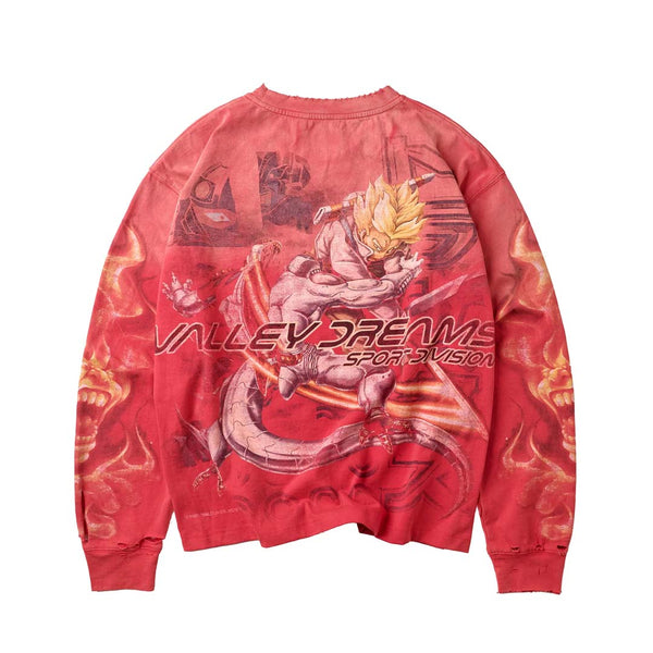 Vale Forever Budokai Long Sleeve Tee Faded Red by Vale Forever - NWAHYPE No.1 for streetwear T-Shirts in USA