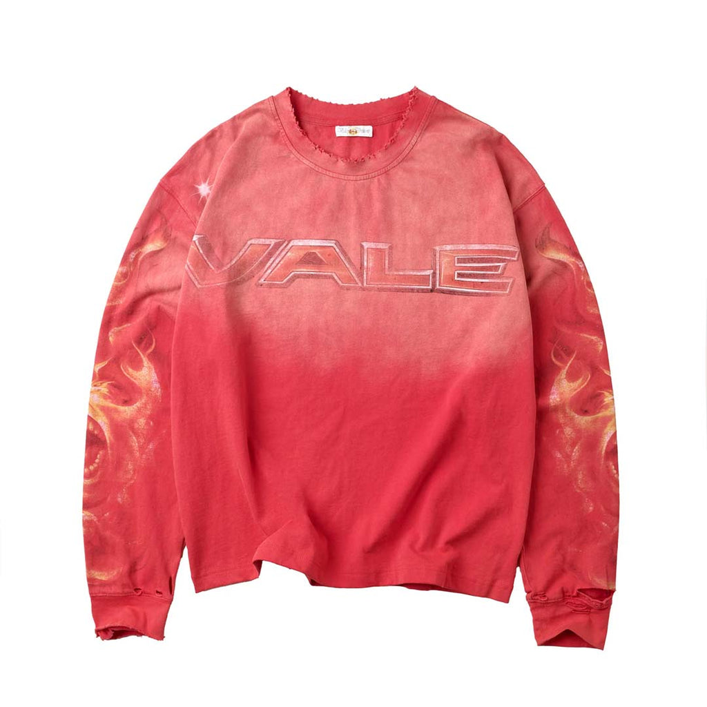 Vale Forever Budokai Long Sleeve Tee Faded Red by Vale Forever - NWAHYPE No.1 for streetwear T-Shirts in USA