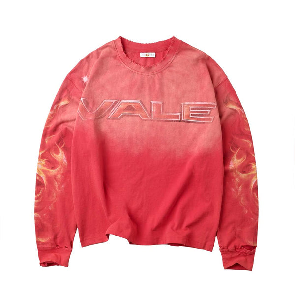 Vale Forever Budokai Long Sleeve Tee Faded Red by Vale Forever - NWAHYPE No.1 for streetwear T-Shirts in USA