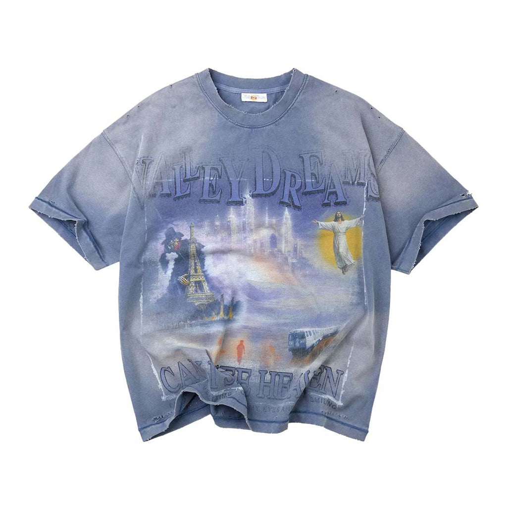 Vale Forever Can I See Heaven Tee Blue by Vale Forever - NWAHYPE No.1 for streetwear T-Shirts in USA