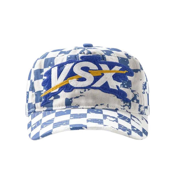 Vale Forever Checkers VSX Blue White Hat by Vale Forever - NWAHYPE No.1 for streetwear Hats in USA