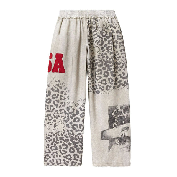 Vale Forever Cheetah Sweats 'Grey' by Vale Forever - NWAHype No.1 for streetwear Pants in USA