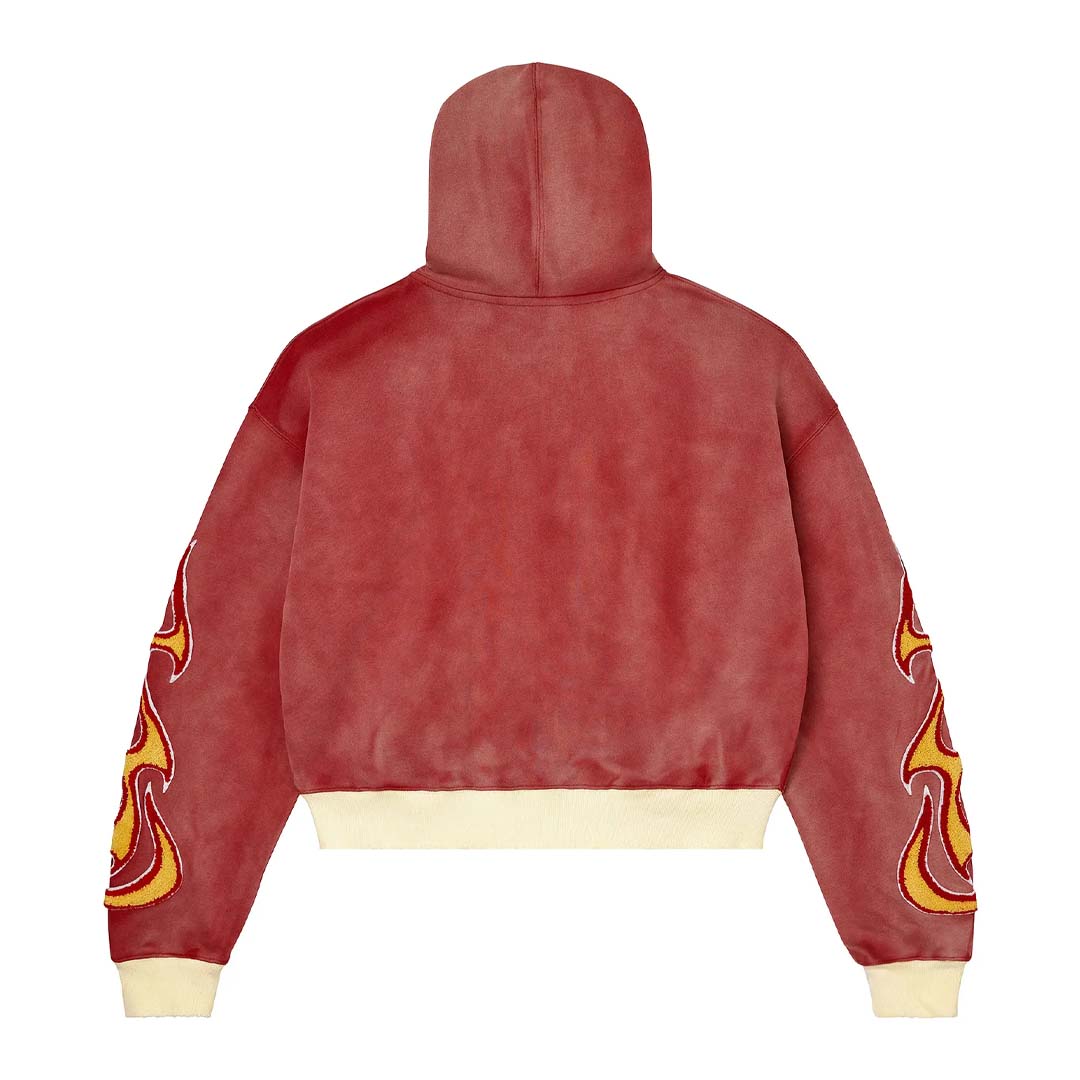 Vale Forever Chimera Zip Up Hoodie 'Red' – NWAHYPE