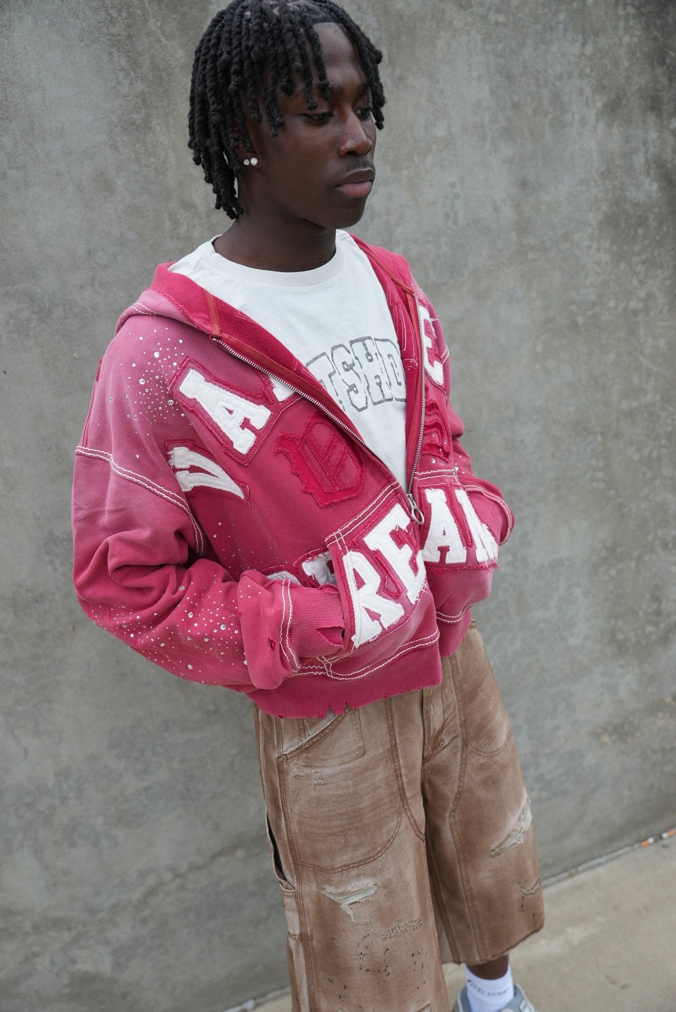 Vale Forever Classico Zip Up Hoodie 'Ruby' by Vale Forever - NWAHYPE No.1 for streetwear Hoodies in USA