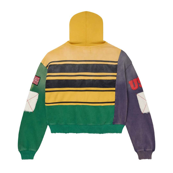 Vale Forever Collage Zip Up Hoodie Mardi Gras by Vale Forever - NWAHYPE No.1 for streetwear Hoodies in USA