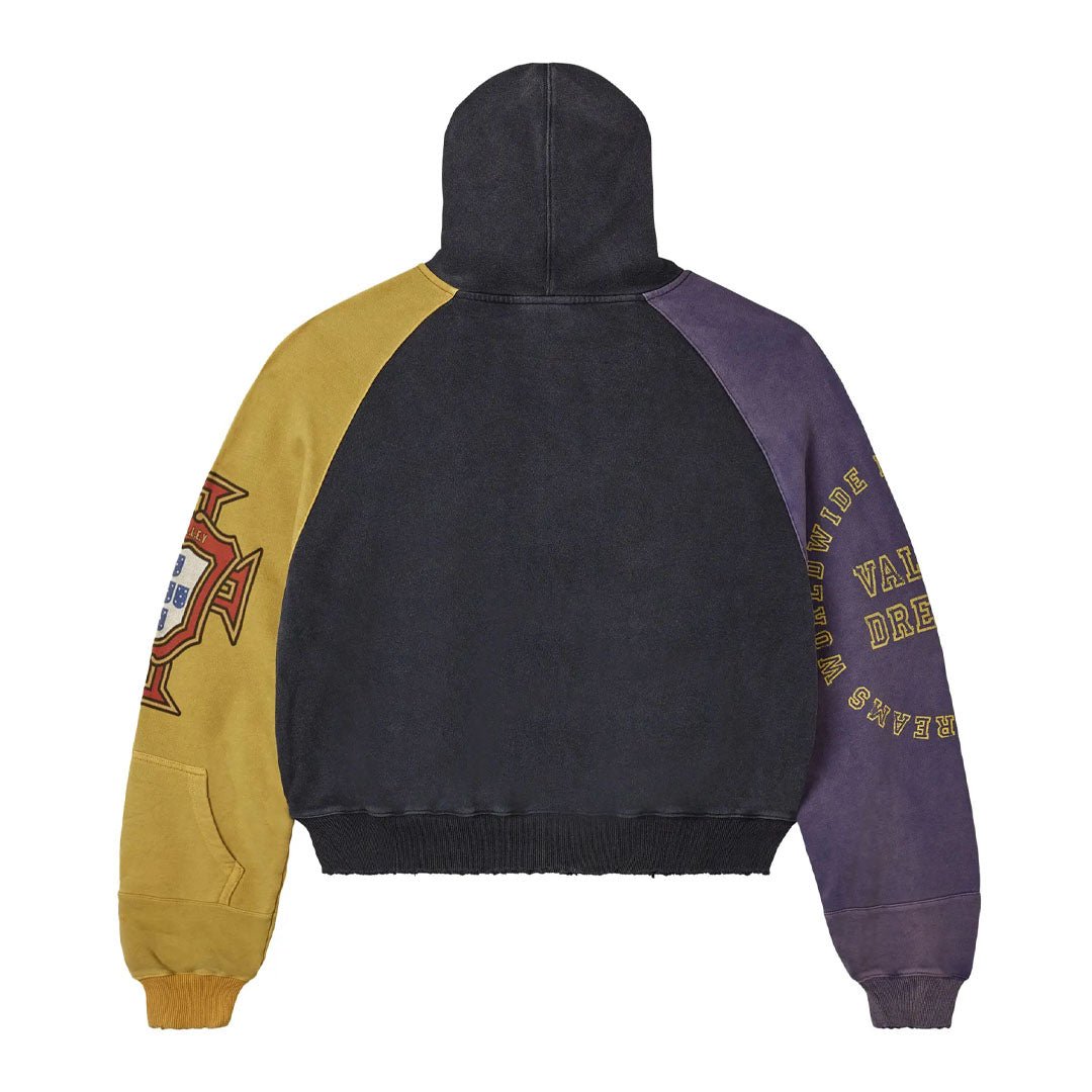 Vale Forever Crest Zip Up 'Purple/Black/Yellow' by Vale Forever - NWAHype 1 for streetwear Hoodies in USA