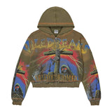 Vale Forever Damned Big Zip Up Hoodie 'Green' by Vale Forever - NWAHype No.1 for streetwear Hoodies in USA