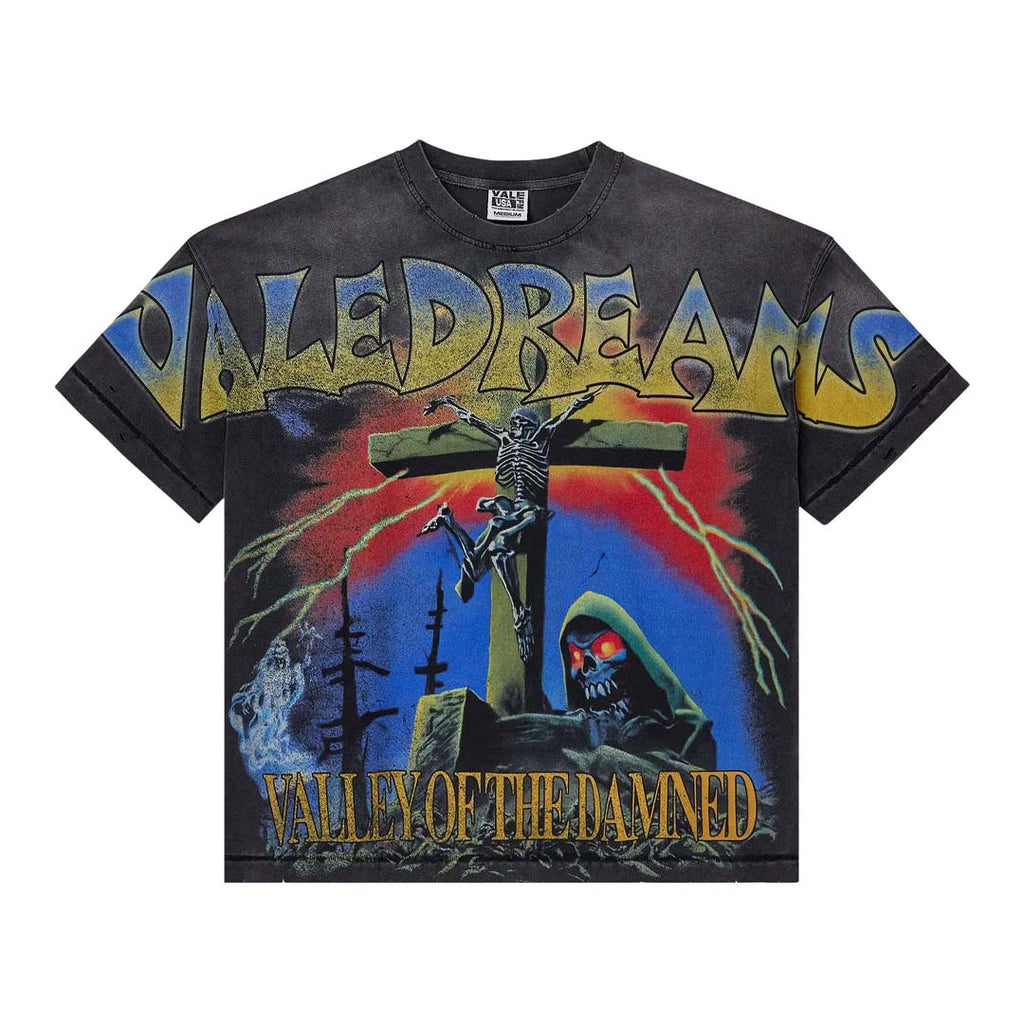 Vale Forever Damned Tee Black Wash by Vale Forever - NWAHYPE No.1 for streetwear T-Shirts in USA