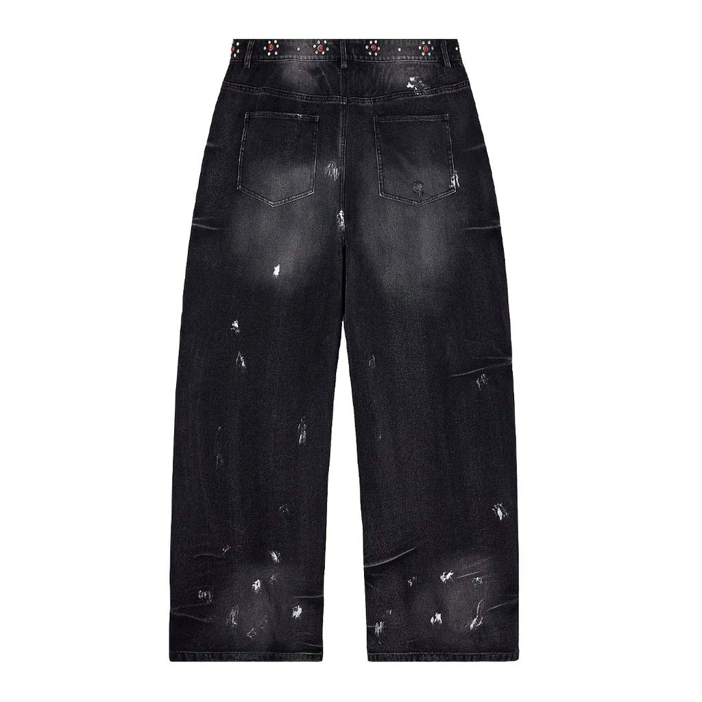 Vale Forever DIY Carpenter Jeans Black by NWAHYPE - NWAHYPE No.1 for streetwear Pants in USA
